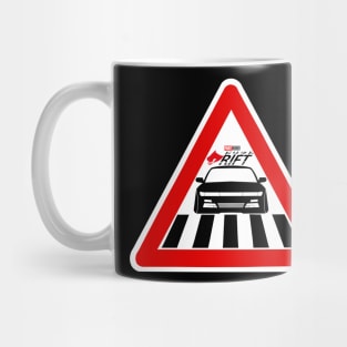 S13 Nissan Silvia Drifting Racing The Fast And The Furious Initial D Car Street Crossing Sign Fast X Mug